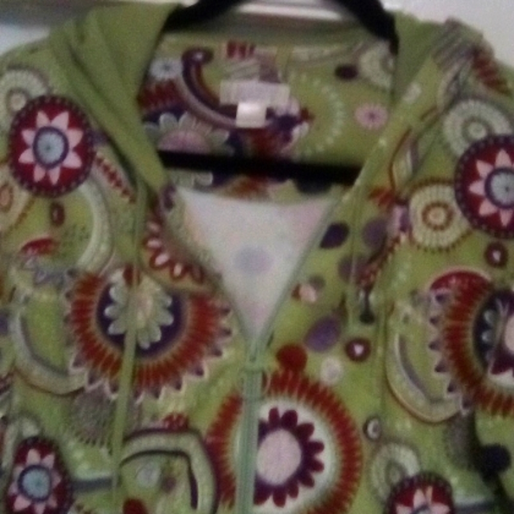 Christopher &Banks Zip- up Jacket SZ . L